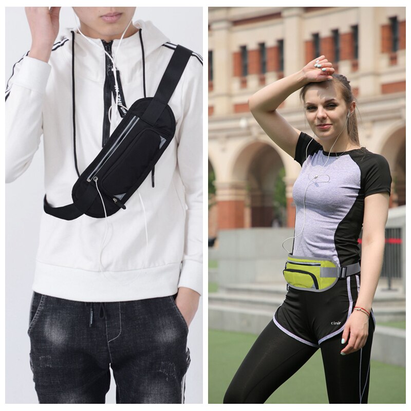 2020 New Running Bag Marathon Running Waist Bag Outdoor Riding Fitness Hidden Water Bottle Phone Sport Men Women Belt Waist Bags