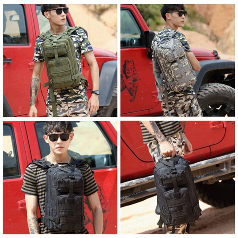 30L Outdoor Tactical Backpack Military Molle Bag Outdoor Climbing Hunting Fishing Large Capacity Multi-layer Travel Backpack