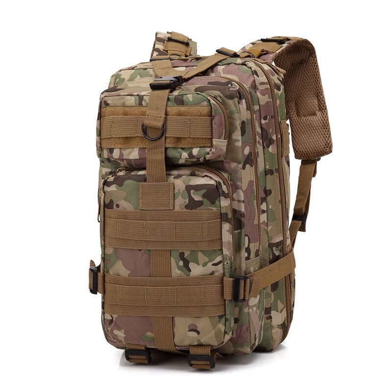 30L Outdoor Tactical Backpack Military Molle Bag Outdoor Climbing Hunting Fishing Large Capacity Multi-layer Travel Backpack