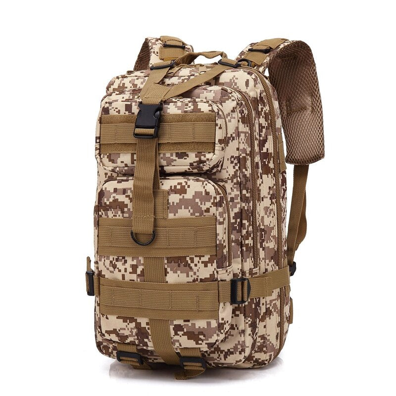 30L Outdoor Tactical Backpack Military Molle Bag Outdoor Climbing Hunting Fishing Large Capacity Multi-layer Travel Backpack