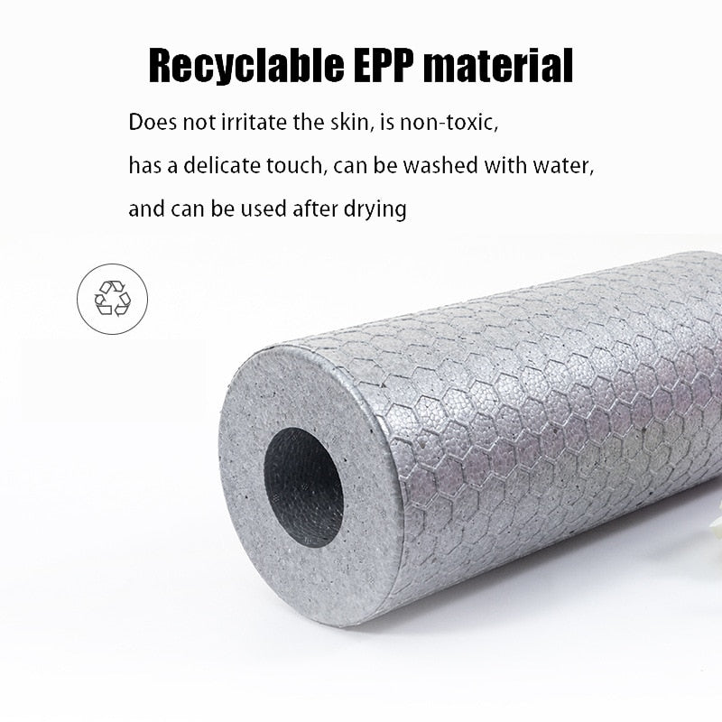 33*14cm Foam Roller Hollow EPP Yoga Column Balance Axis Massage Roller Yoga Roll Fascia Relaxation Exercise Equipment Pilates
