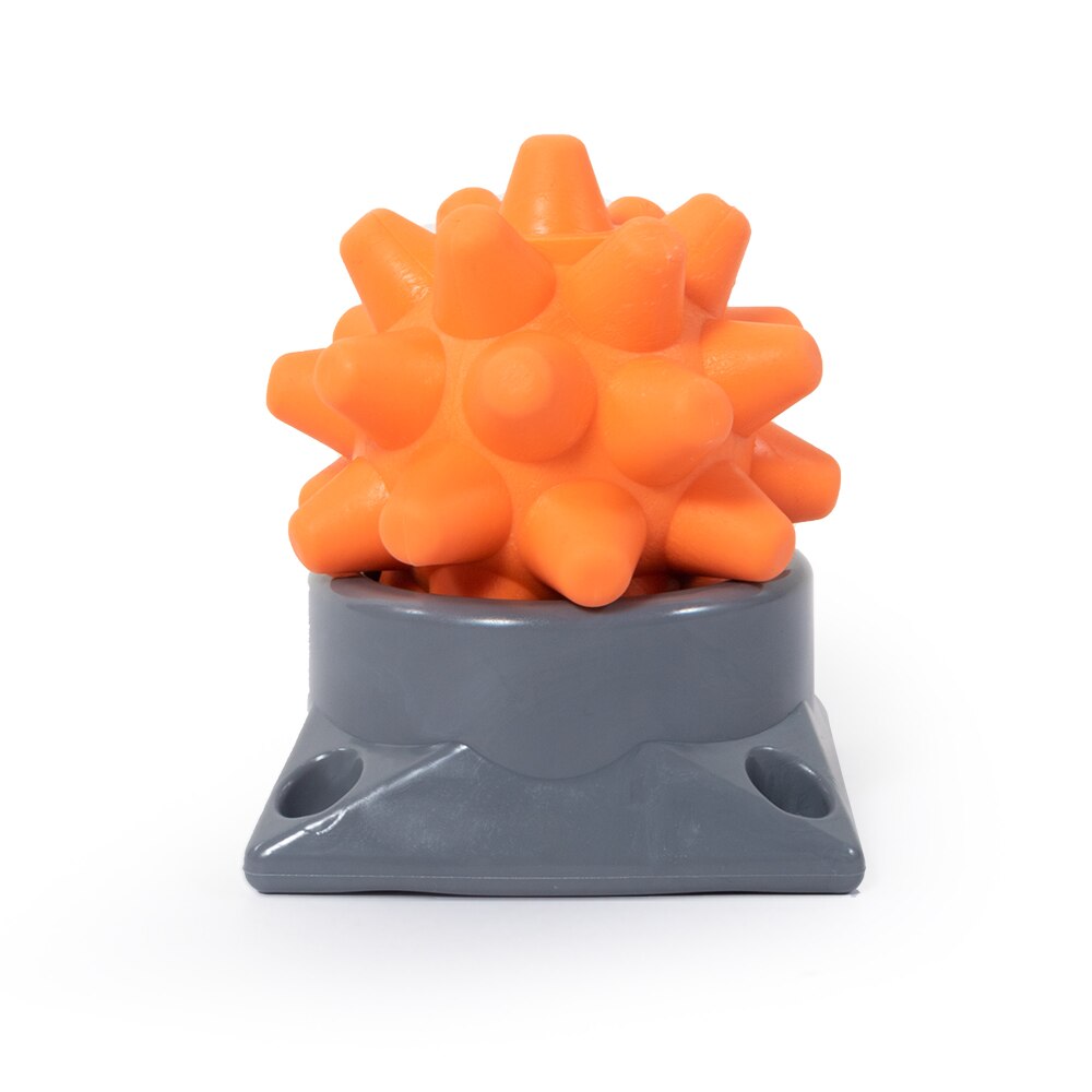 7.5cm Diameter TPE Hedgehog Massage Ball Muscle Relaxation With Trigger Point Portable Base Acupoint Fascia Relieve Body Fatigue