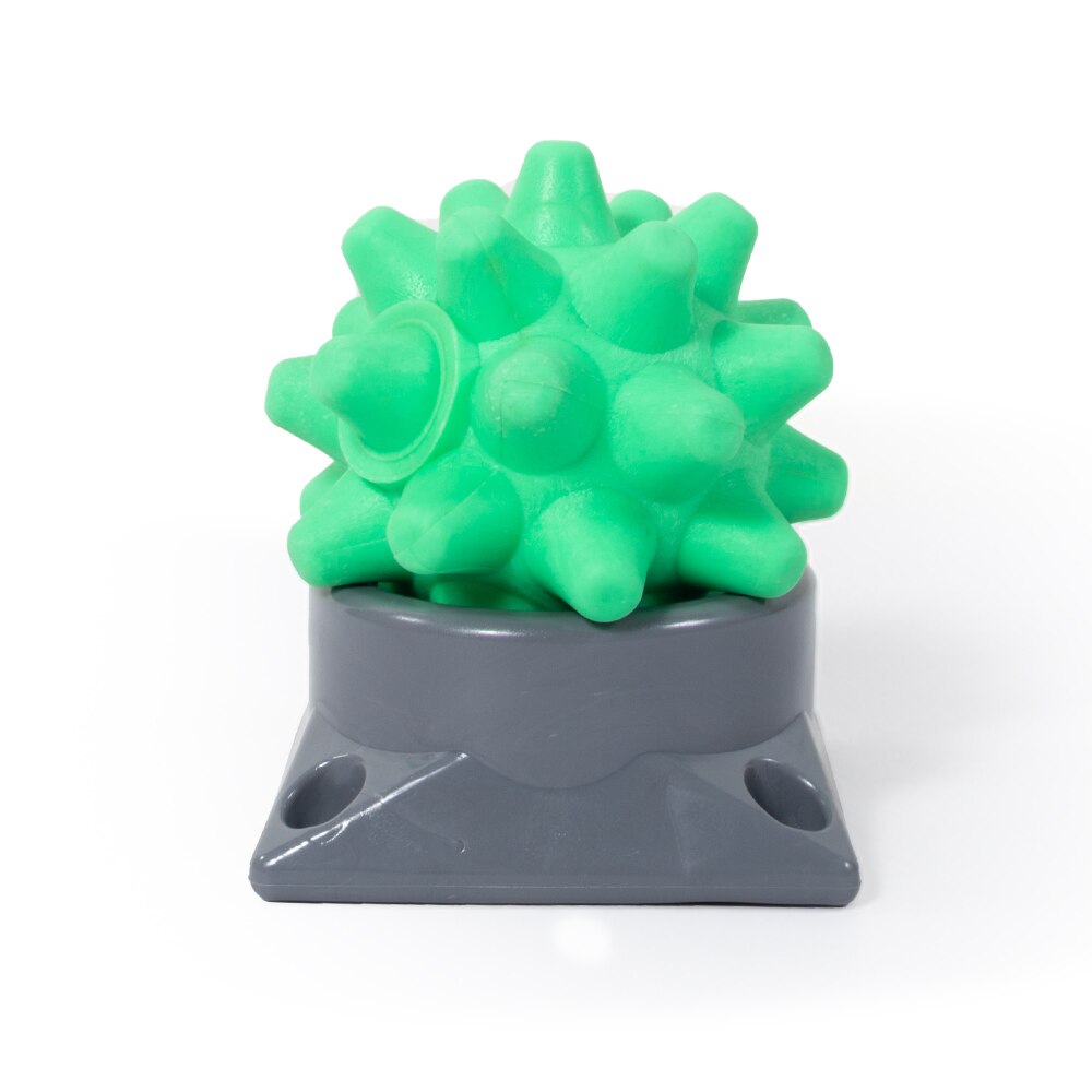 7.5cm Diameter TPE Hedgehog Massage Ball Muscle Relaxation With Trigger Point Portable Base Acupoint Fascia Relieve Body Fatigue