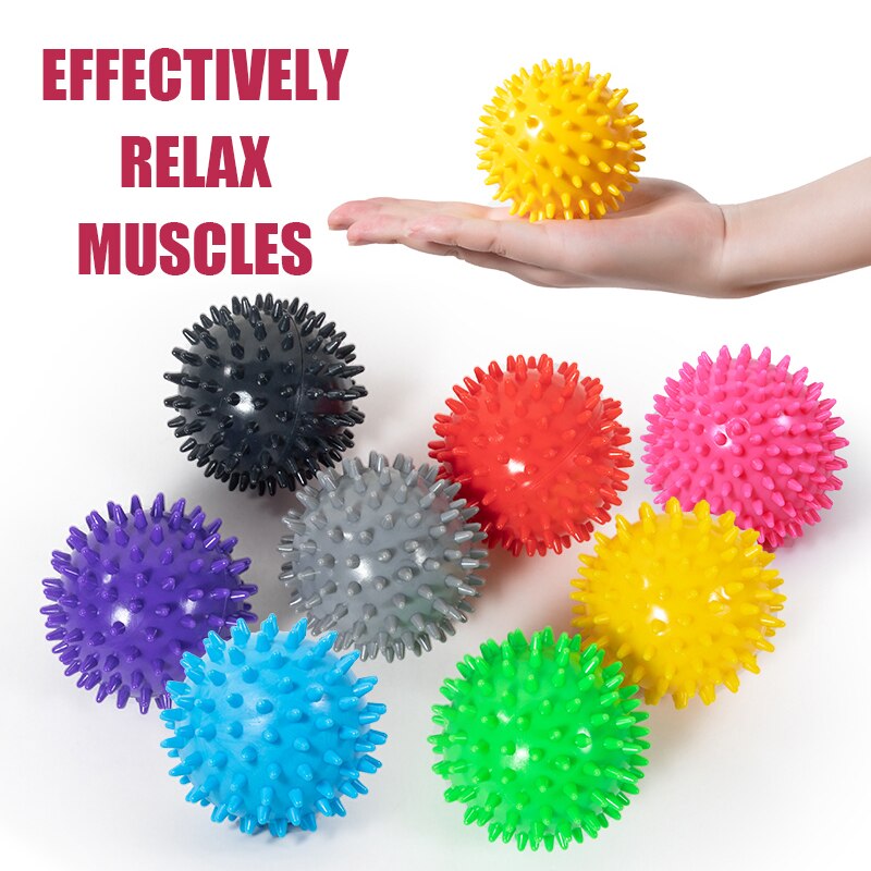 7cm PVC Spiky Massage Yoga Ball Durable Trigger Point Relief Sport Body Foot Stress Ache Muscle Pain Relax Healthy Care Tool