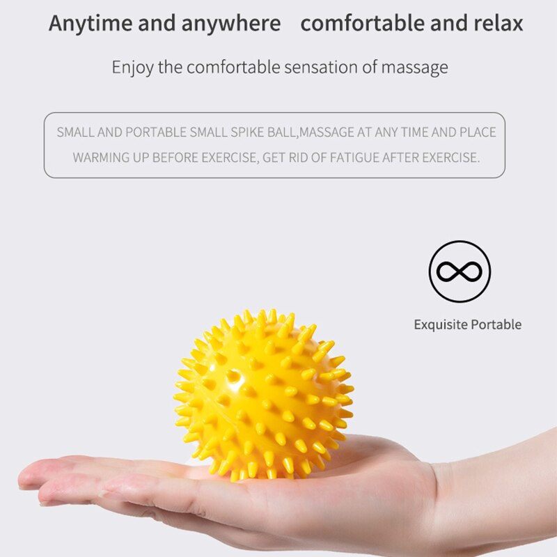 7cm PVC Spiky Massage Yoga Ball Durable Trigger Point Relief Sport Body Foot Stress Ache Muscle Pain Relax Healthy Care Tool