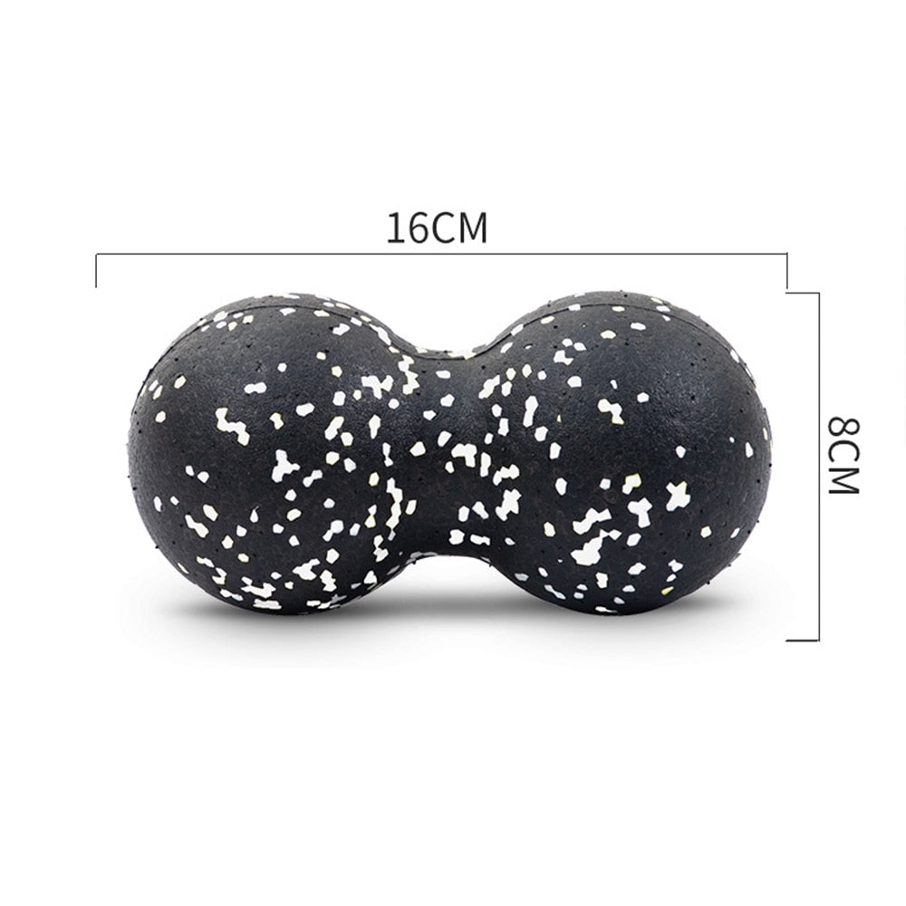 EPP Lacrosse Myofascia Ball Peanut Massage Balls Fitness Body Fascia Exercise Relieve Muscle Pain Yoga Relax GYM Home Durable