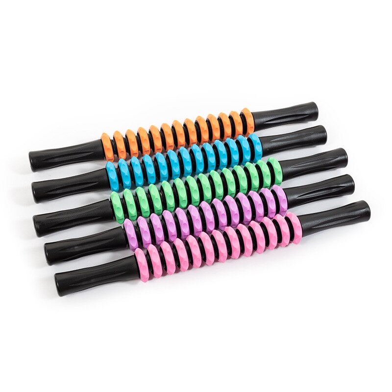 Gear Body Massage Stick Muscle Roller Tool Physical Therapy Relieve Point Portable for Fitness Yoga Deep Relax Recovery