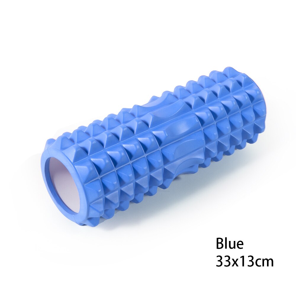 Gym Fitness Pilates Foam Roller Blocks Trainer Suit Yoga Column Massage Relax Ball Stick For Back Waist Arm Leg Foot Massage