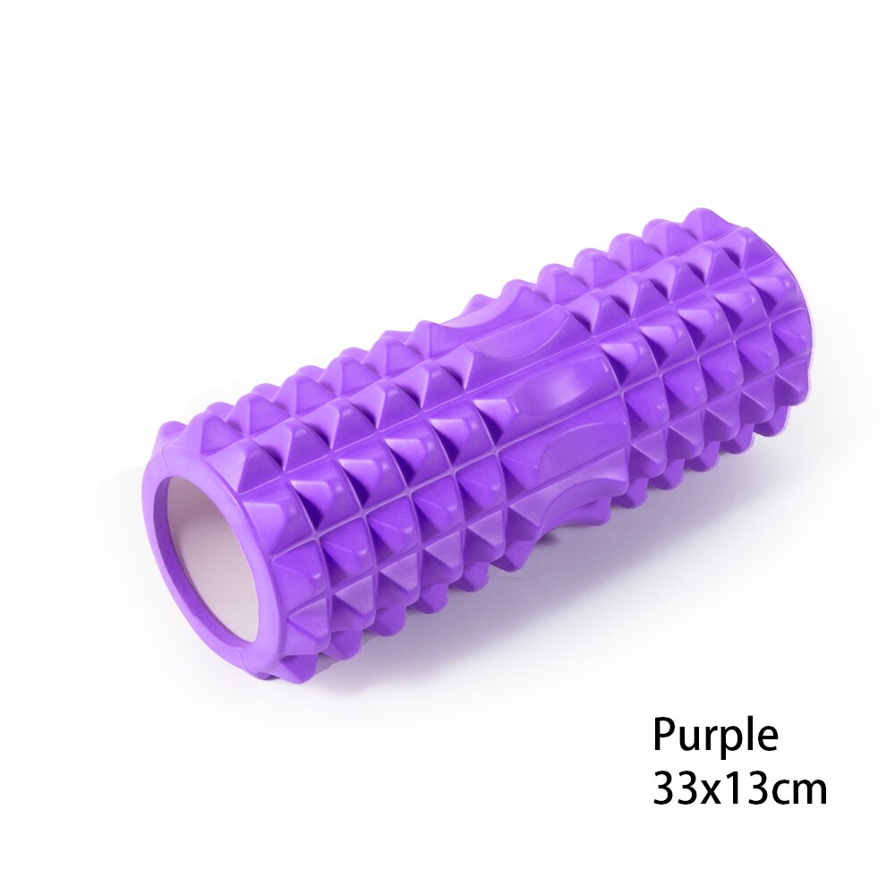 Gym Fitness Pilates Foam Roller Blocks Trainer Suit Yoga Column Massage Relax Ball Stick For Back Waist Arm Leg Foot Massage