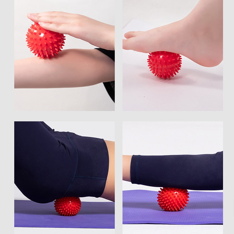 Gym Fitness Pilates Foam Roller Blocks Trainer Suit Yoga Column Massage Relax Ball Stick For Back Waist Arm Leg Foot Massage