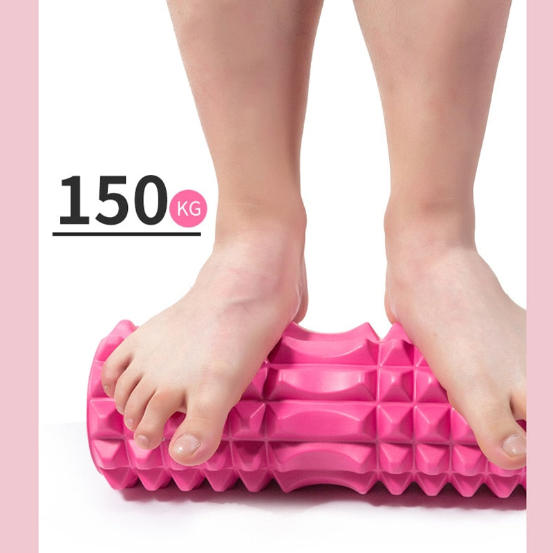 Gym Fitness Pilates Foam Roller Blocks Trainer Suit Yoga Column Massage Relax Ball Stick For Back Waist Arm Leg Foot Massage