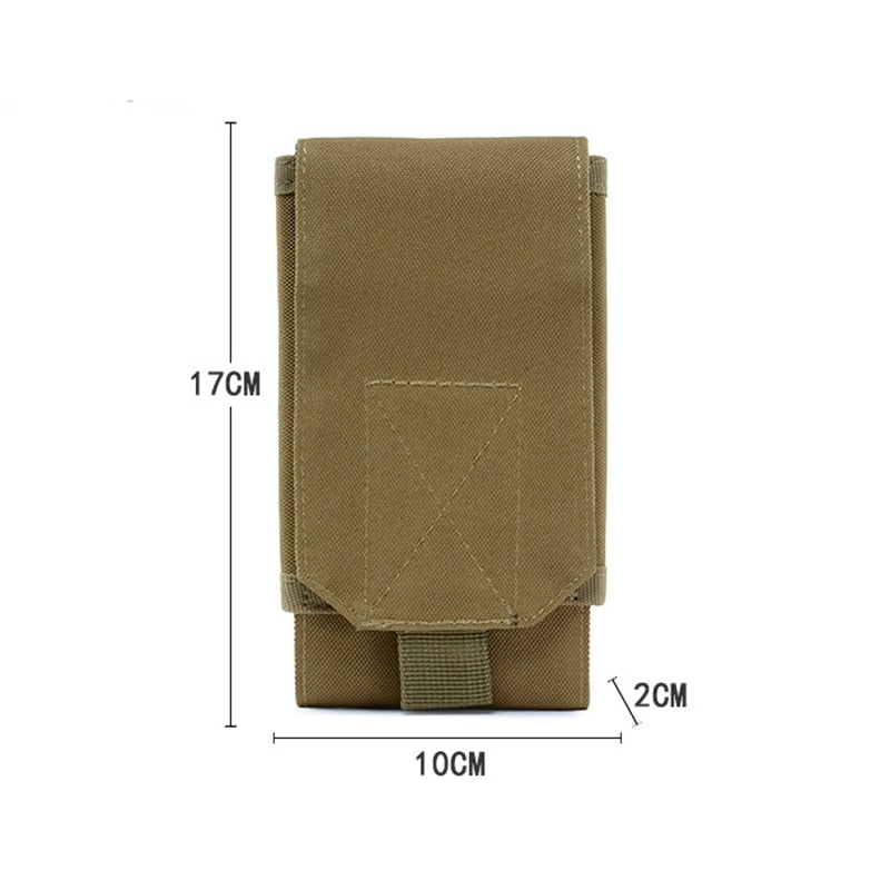 Military Bag Tactical Phone Bag Molle Accessory Bag Outdoor Hunting Fishing Hiking Travel Camouflage Waist Bag Tool Bag