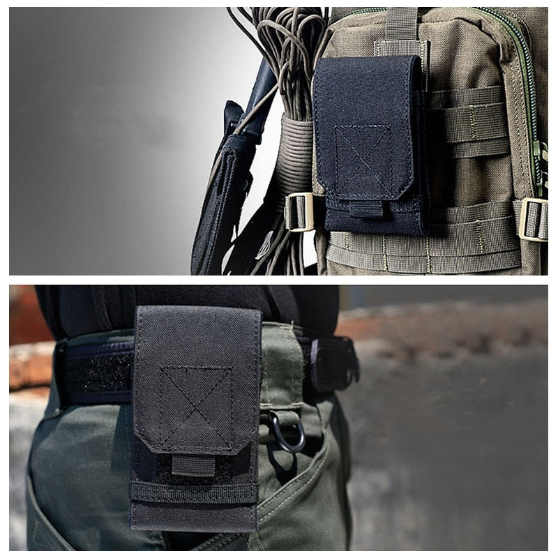 Military Bag Tactical Phone Bag Molle Accessory Bag Outdoor Hunting Fishing Hiking Travel Camouflage Waist Bag Tool Bag