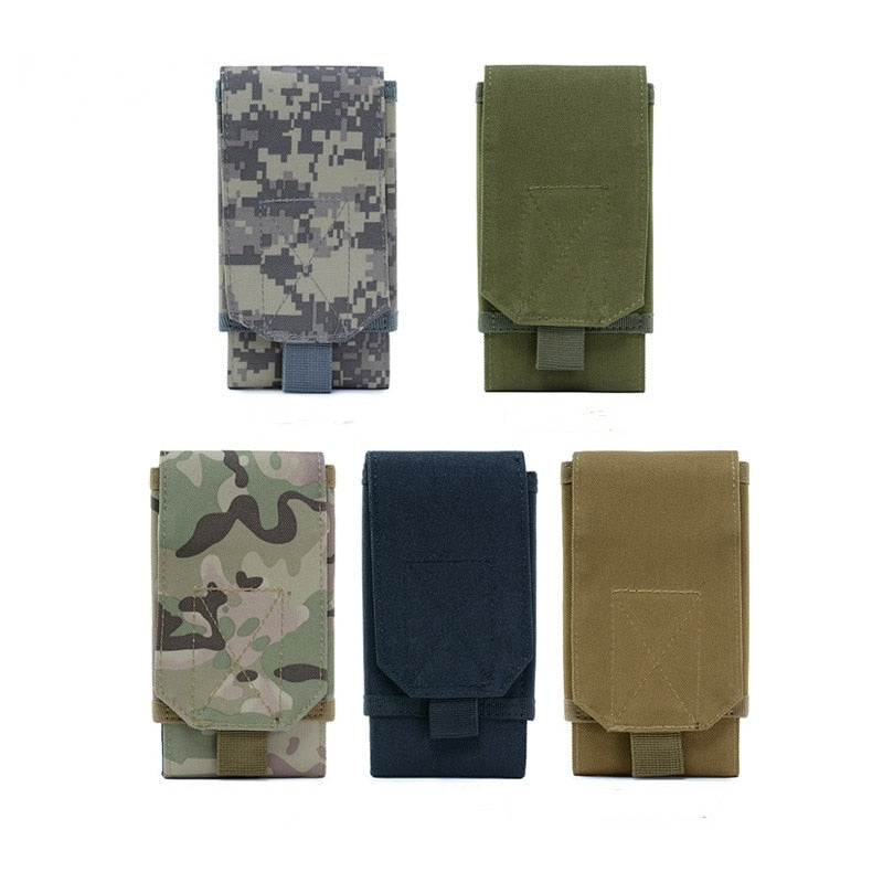 Military Bag Tactical Phone Bag Molle Accessory Bag Outdoor Hunting Fishing Hiking Travel Camouflage Waist Bag Tool Bag