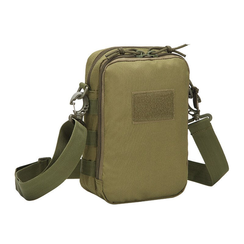 Military Tactical Shoulder Bag Nylon Waterproof Messenger Bag Mens Outdoor Sports Hiking Hunting Camping Camouflage Bag