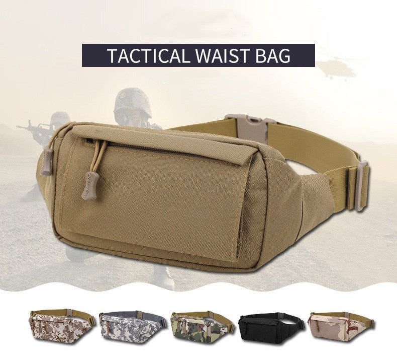 Military Tactical Waist Bag Nylon Messenger Travel Bag Multi-function Carrying Bag Outdoor Sport Hunting Hiking Camping Tool Bag