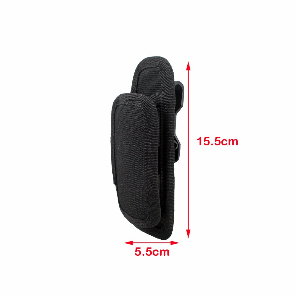 Molle Tactical Flashlight Holster Military 360 Degree Rotating Portable Flashlight Pouch Outdoor Camping Hunting Accessories