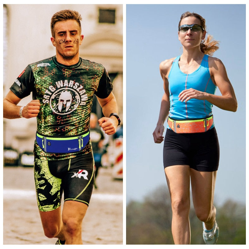 New Belt Running Waist Bag Marathon Outdoor Sports Portable Yoga Fitness Riding Waterproof Men Women Running Chest Phone Bags