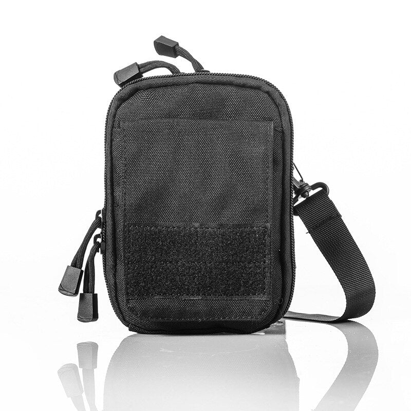 Nylon Military Tactical Bag Shoulder Travel Bag Outdoor Sport Climbing Adventure Hunting Fishing Portable Molle Tool Bag Gear