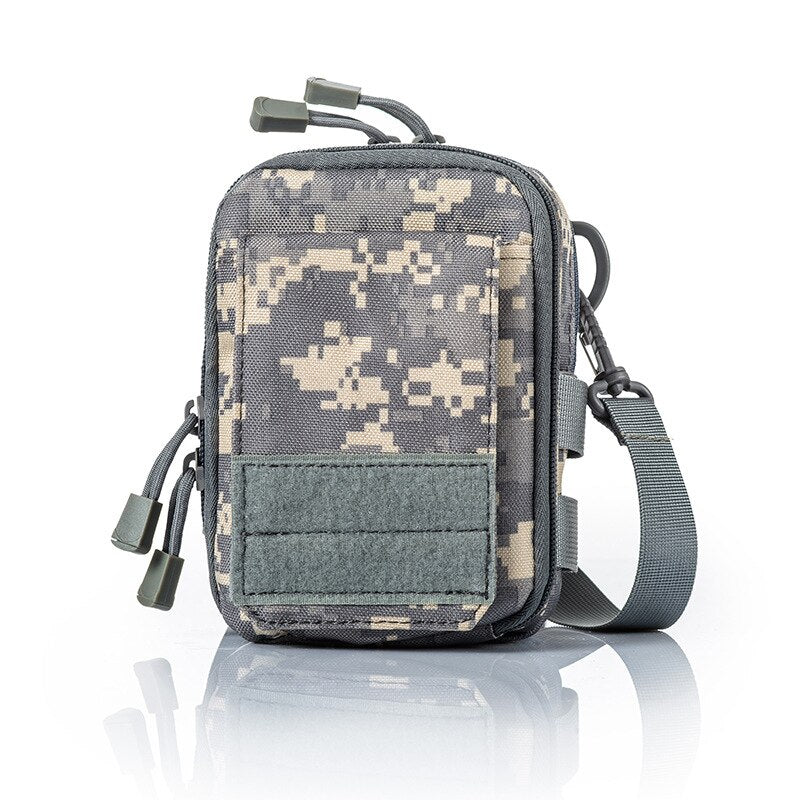 Nylon Military Tactical Bag Shoulder Travel Bag Outdoor Sport Climbing Adventure Hunting Fishing Portable Molle Tool Bag Gear