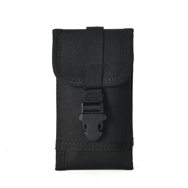 Nylon Tactical Backpack Molle Phone Belt Pouch Phone Cases  Outdoor Riding Hiking Hunting Camping Sports Tool Bag