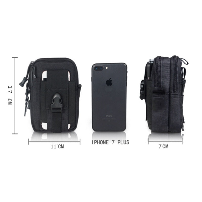 Outdoor Mini Molle Bag Military Men Waist Belt Bags Tactical Hunting Multi-functional Gear Outdoor Travel Camping Phone Bag