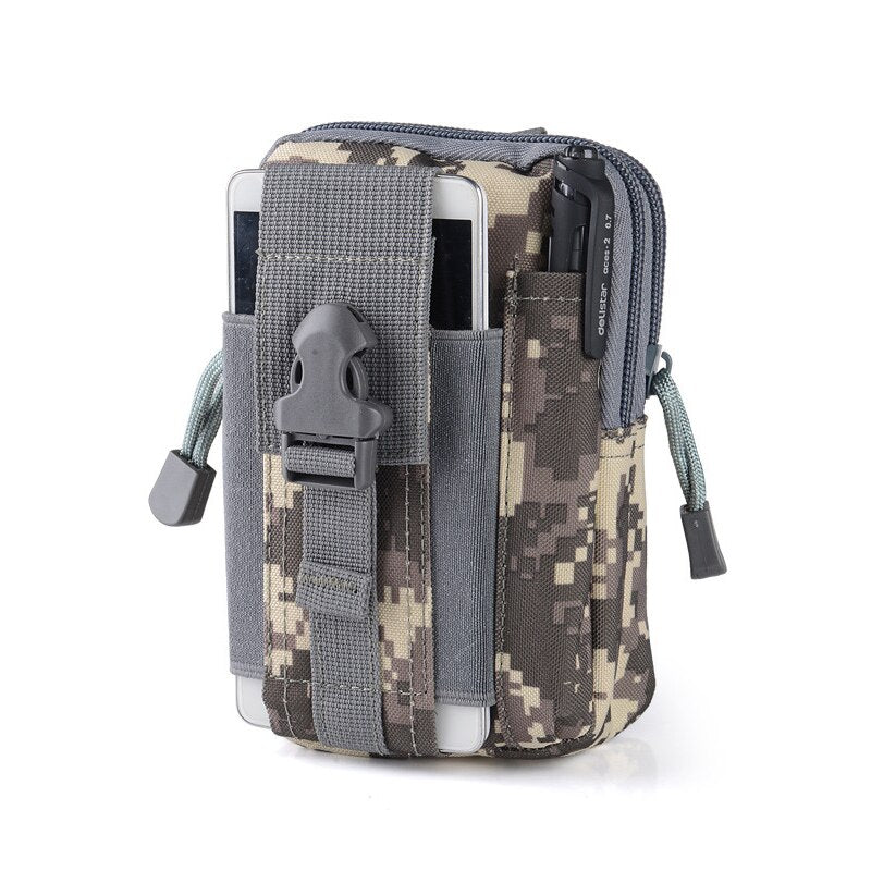 Outdoor Mini Molle Bag Military Men Waist Belt Bags Tactical Hunting Multi-functional Gear Outdoor Travel Camping Phone Bag