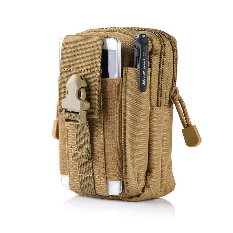 Outdoor Mini Molle Bag Military Men Waist Belt Bags Tactical Hunting Multi-functional Gear Outdoor Travel Camping Phone Bag