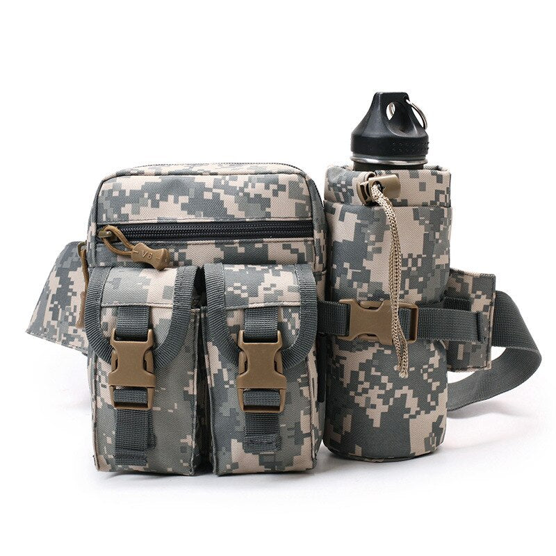 Outdoor Molle Waist Bag Military Tactical Waist Pack Men Hiking Hunting Camping Cycling Travel Nylon Portable Mini Belt Bags
