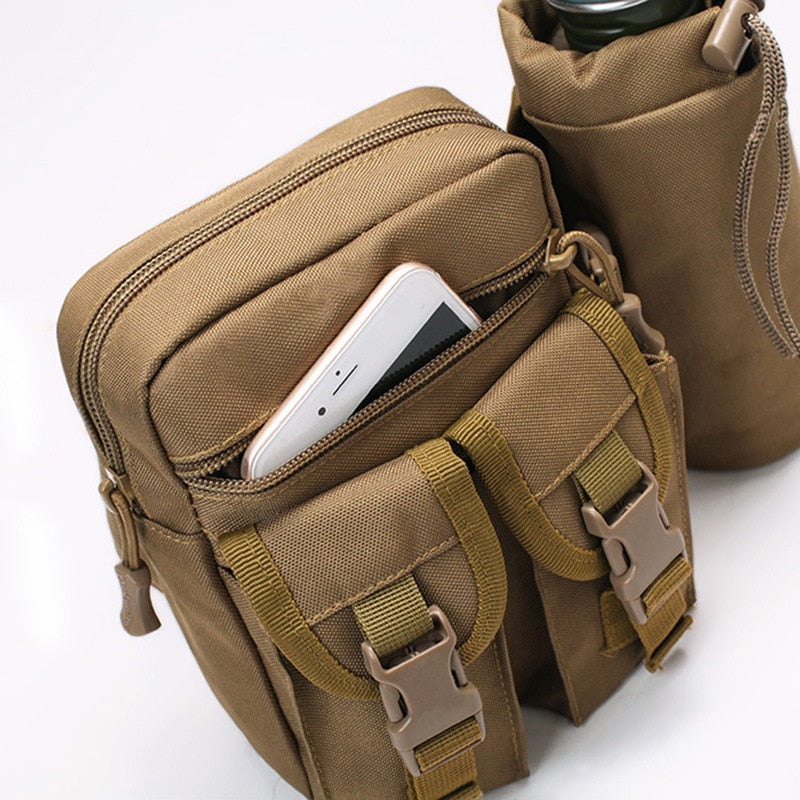 Outdoor Molle Waist Bag Military Tactical Waist Pack Men Hiking Hunting Camping Cycling Travel Nylon Portable Mini Belt Bags