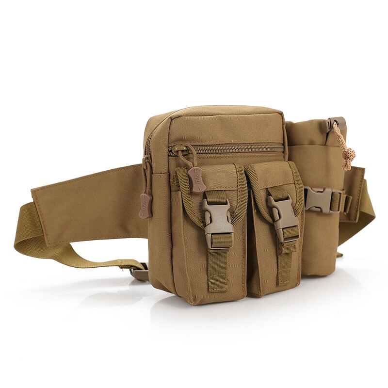 Outdoor Molle Waist Bag Military Tactical Waist Pack Men Hiking Hunting Camping Cycling Travel Nylon Portable Mini Belt Bags