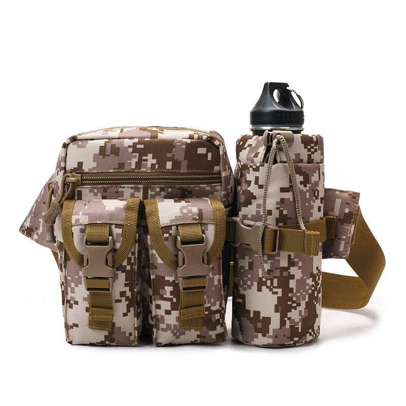 Outdoor Molle Waist Bag Military Tactical Waist Pack Men Hiking Hunting Camping Cycling Travel Nylon Portable Mini Belt Bags