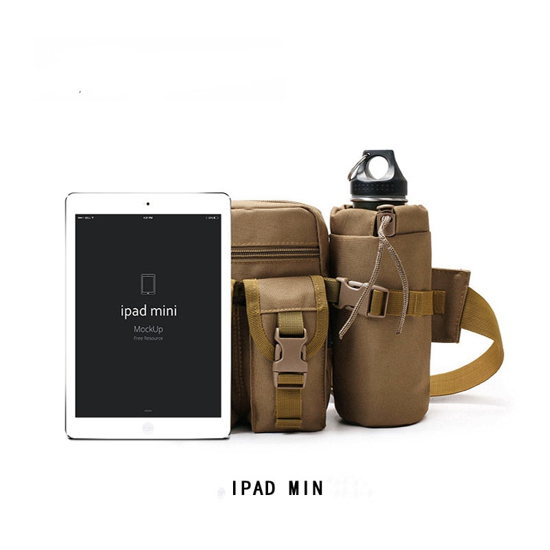 Outdoor Molle Waist Bag Military Tactical Waist Pack Men Hiking Hunting Camping Cycling Travel Nylon Portable Mini Belt Bags