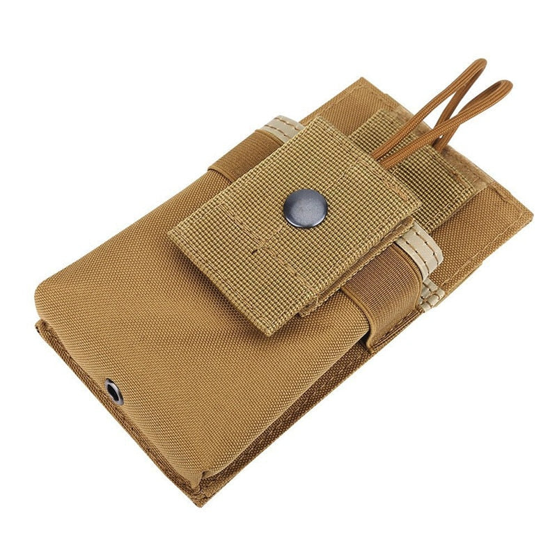 Outdoor Multi-function Walkie-talkie Bag Military Tactical Vest Accessory Bag Hunting Molle Large Portable Magazine System Bag