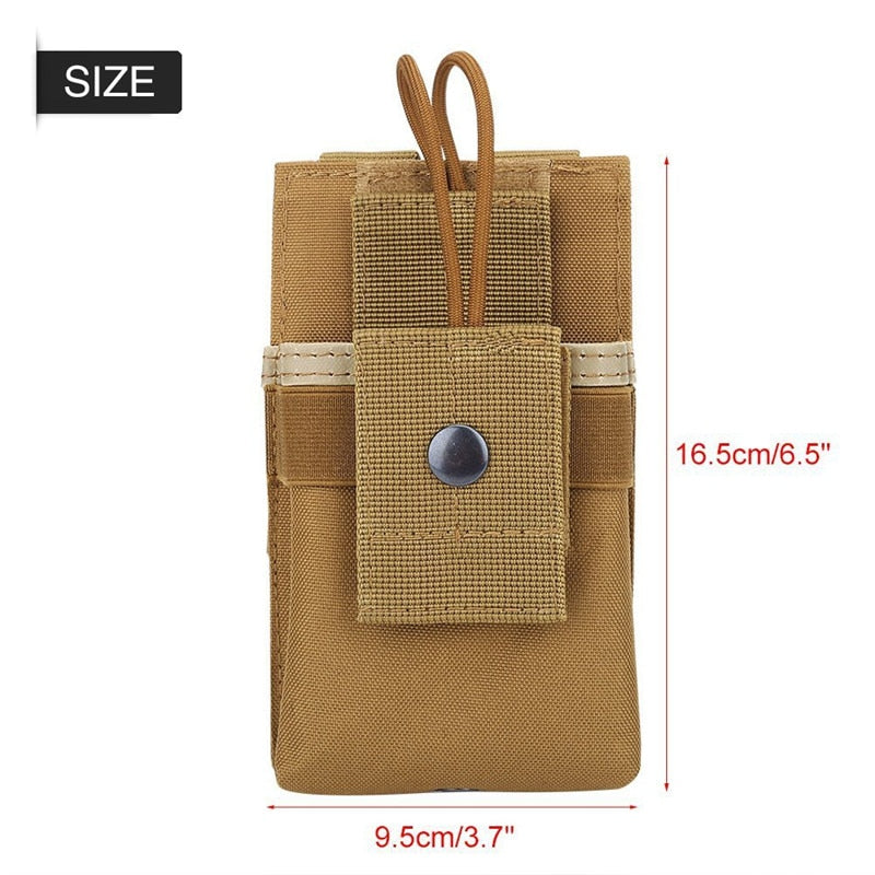 Outdoor Multi-function Walkie-talkie Bag Military Tactical Vest Accessory Bag Hunting Molle Large Portable Magazine System Bag