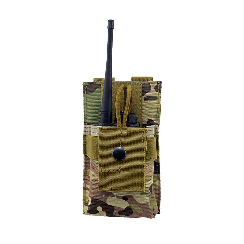 Outdoor Multi-function Walkie-talkie Bag Military Tactical Vest Accessory Bag Hunting Molle Large Portable Magazine System Bag