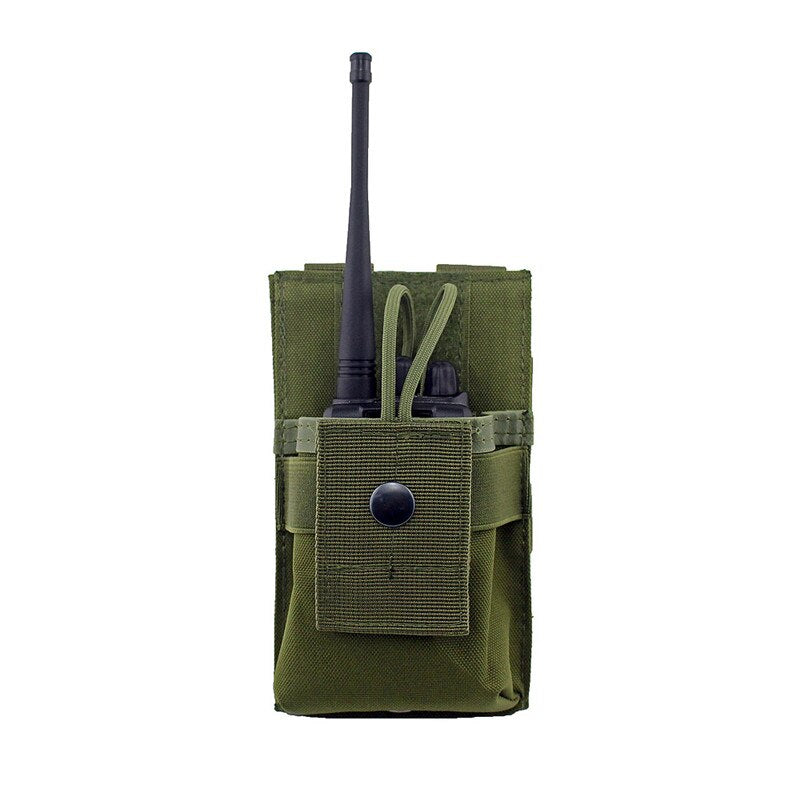 Outdoor Multi-function Walkie-talkie Bag Military Tactical Vest Accessory Bag Hunting Molle Large Portable Magazine System Bag