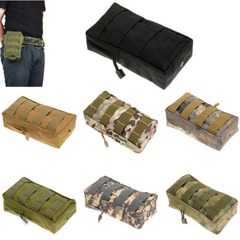 Outdoor Tactical Bag Military MOLLE Accessory Package Army Combat Training Hunting Nylon Wearable Multi-function Pocket Bag