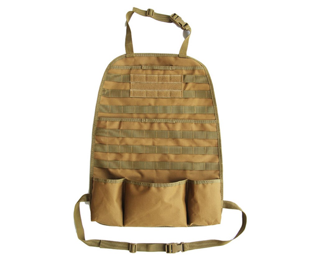 Tactical Car Seat Mobll Back Bag Multi-function Portable Car Seat Storage Bag Outdoor Self-driving Travel Seat Accessories Bag