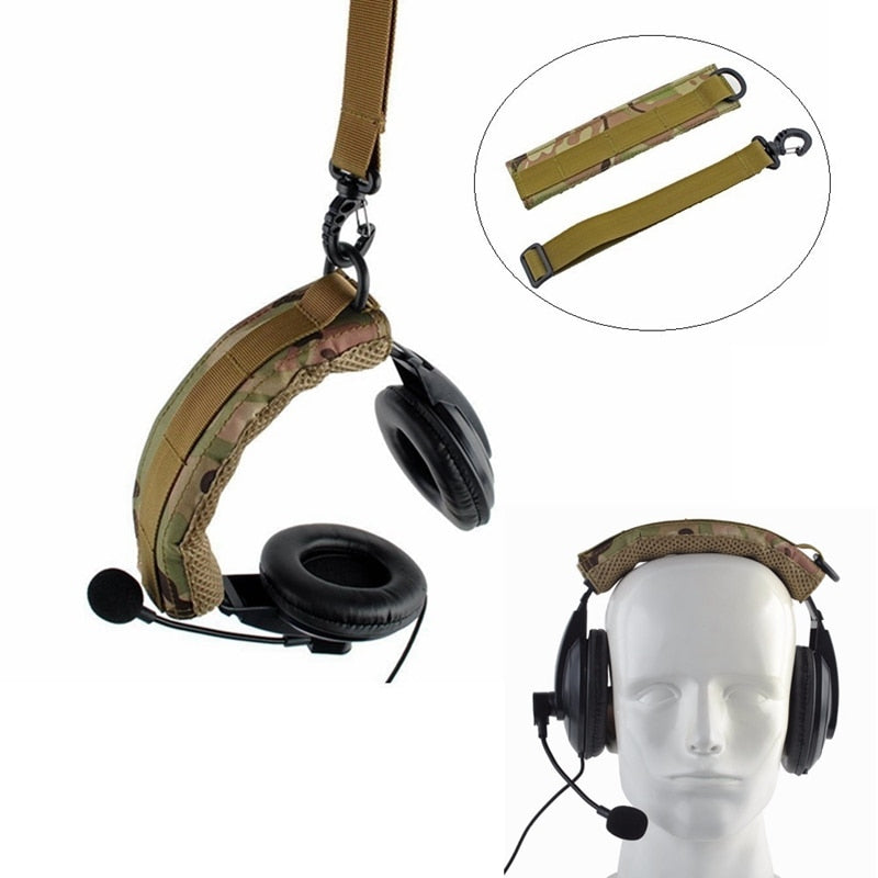 Tactical Earphone Cover Military Advanced MOLLE Earphone Cover Outdoor Hunting Head-mounted Universal Earphone Cover
