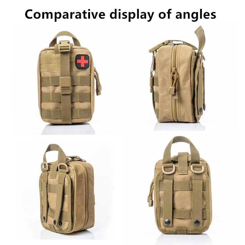 Tactical First Aid Kits Molle Pouch Medical Bag Emergency Outdoor Airsoft Hunting Car Emergency Survival Tool Medical EDC Pouch