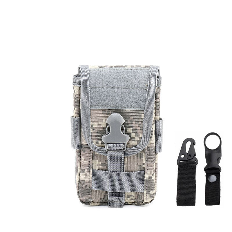 Tactical Molle Pouch Men Waist Bag Military Card Pockets Belt Tool Pouch Waterproof Nylon Bag Phone Case Hunting Accessories