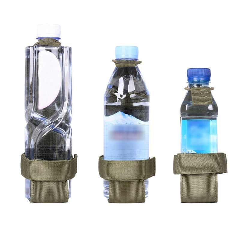 Water Bottle Bag Tactical Backpack Cover Portable Wearable Hunting Hiking Outdoor Camping Fishing Accessories MOLLE Water Bottle