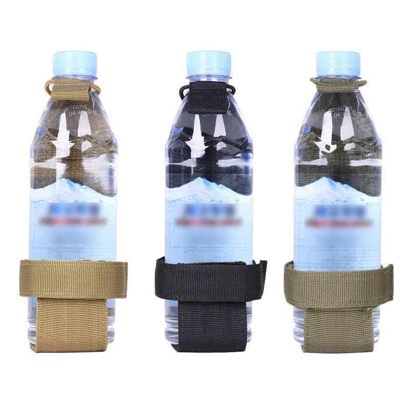 Water Bottle Bag Tactical Backpack Cover Portable Wearable Hunting Hiking Outdoor Camping Fishing Accessories MOLLE Water Bottle