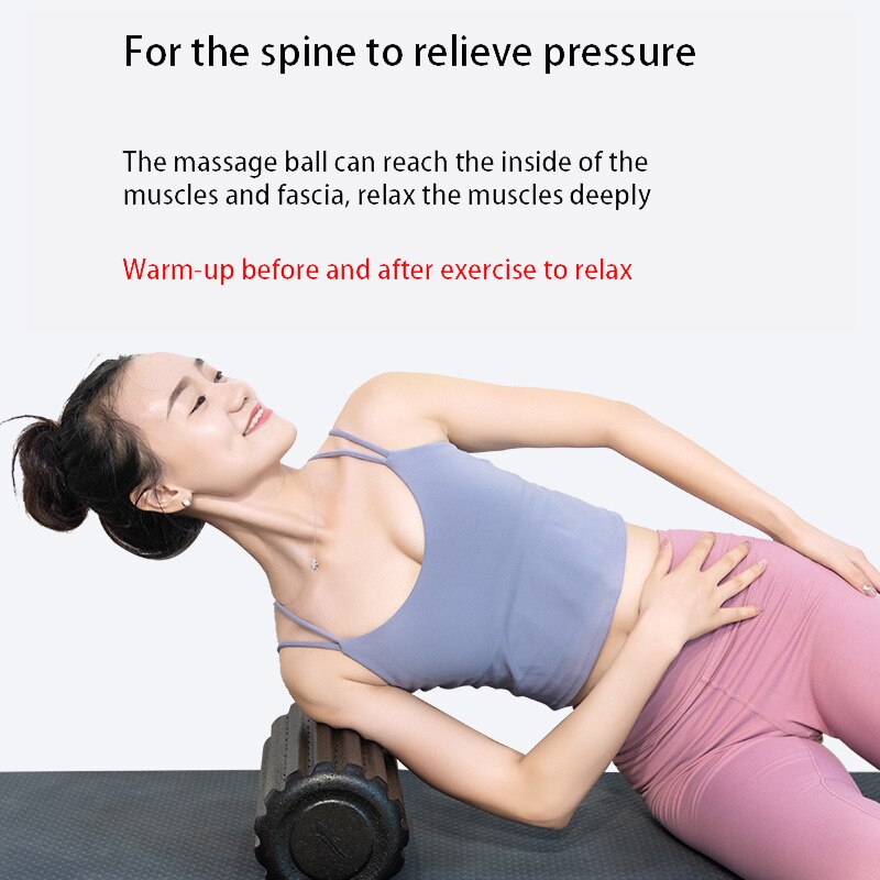Yoga Column Gym Fitness EPP Roller Pilates Exercise Back Arm Leg Muscle Massage Roller Soft Relax Muscle Durable Not Deformed